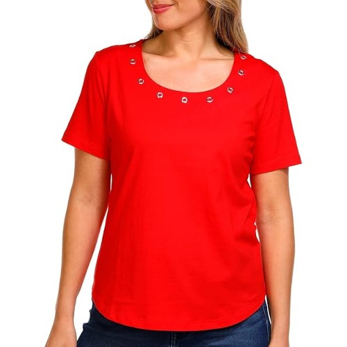 Coral-Bay-Petite-Short-Sleeve-Square-Grommet-Neck-Tee